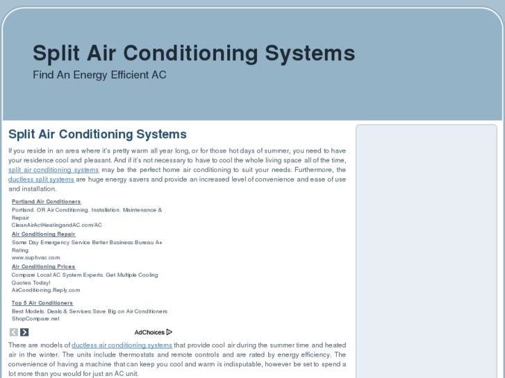 www.splitairconditioningsystems.net