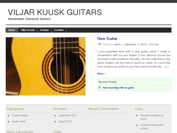 www.viljarkuuskguitars.com