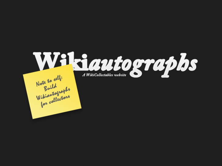 www.wikiautographs.com