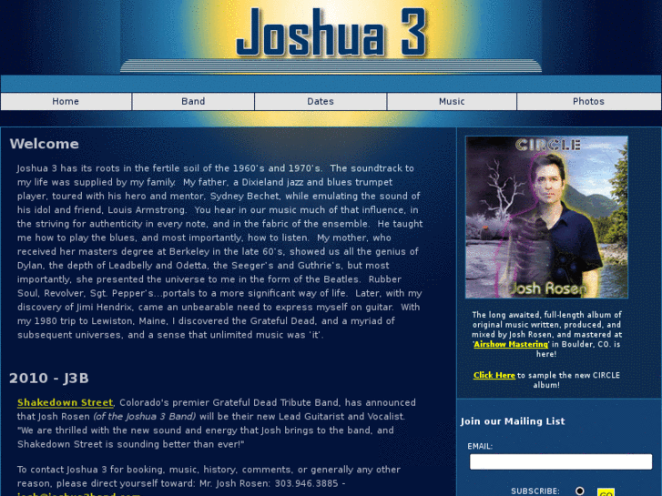 www.joshua3band.com