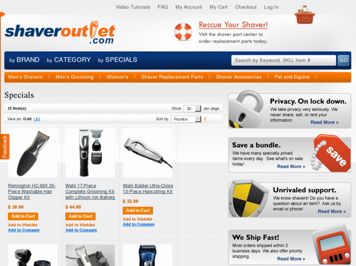 www.shaveroutlet.com