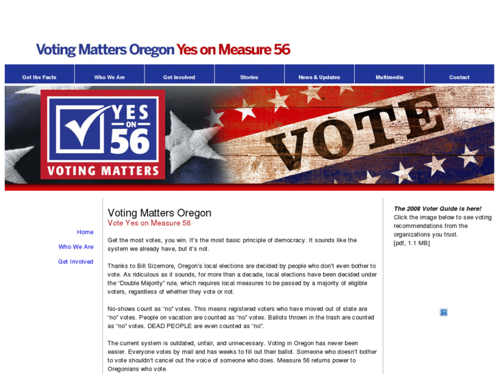 www.votingmattersoregon.com