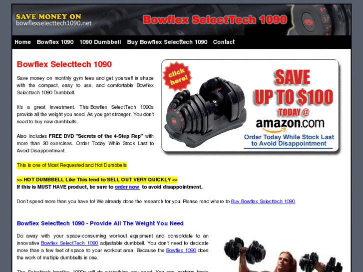 www.bowflexselecttech1090.net