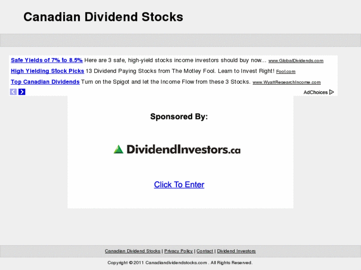 www.canadiandividendstocks.com