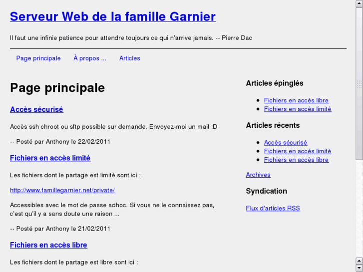 www.famillegarnier.net