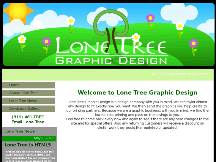 www.lonetreegraphicdesign.com