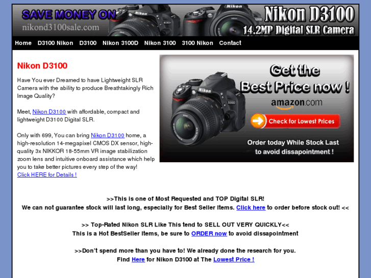 www.nikond3100sale.com