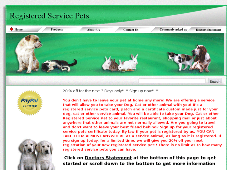 www.registeredservicepets.com