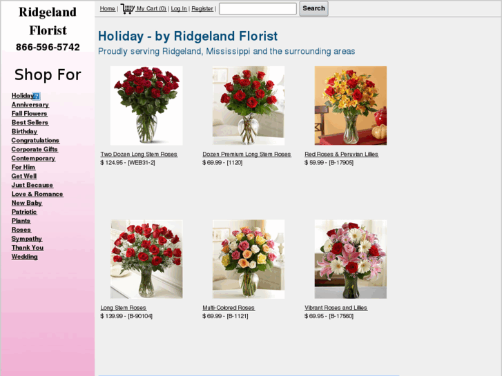 www.ridgelandflorist.com