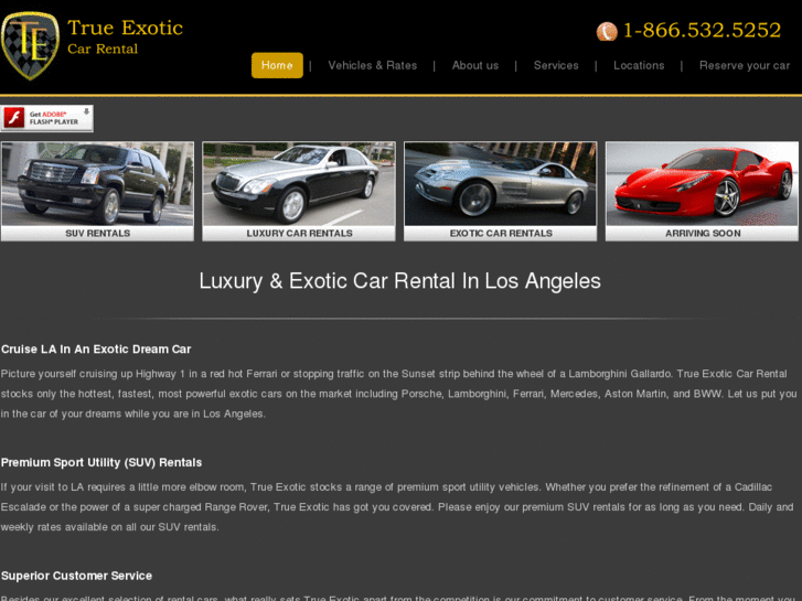 www.trueexoticcarrental.com