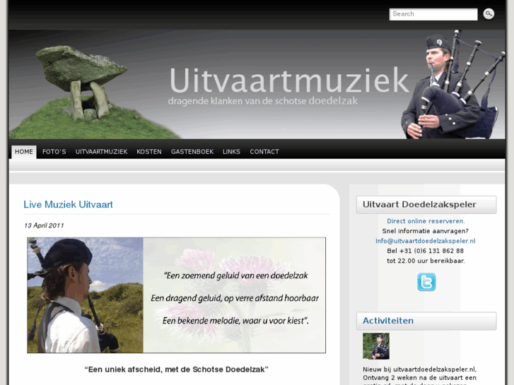 www.uitvaartdoedelzakspeler.nl