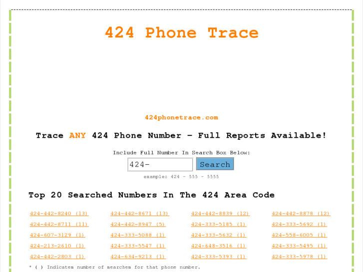 www.424phonetrace.com