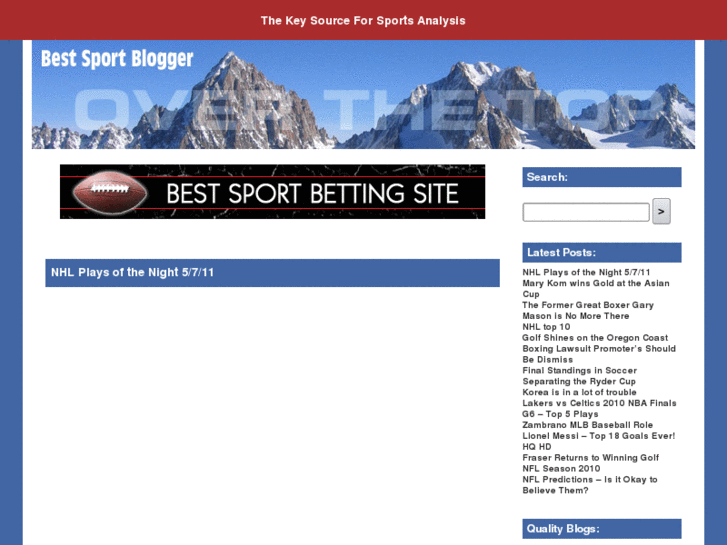 www.bestsportblogger.com