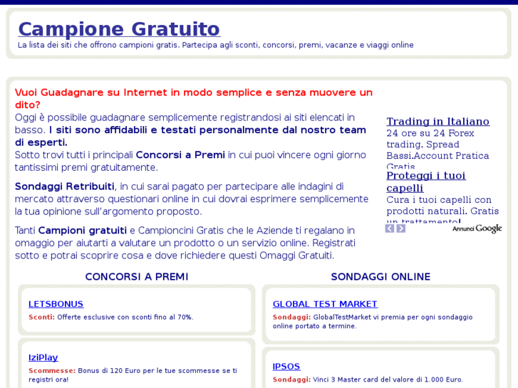 www.campionegratuito.net