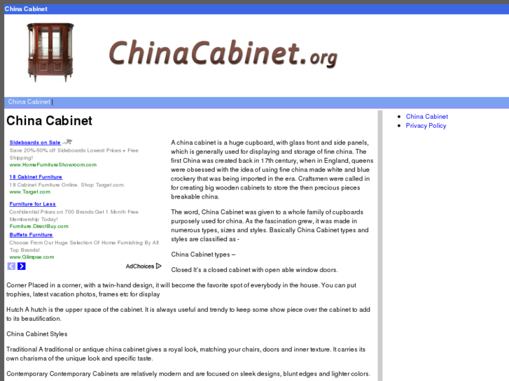 www.chinacabinet.org