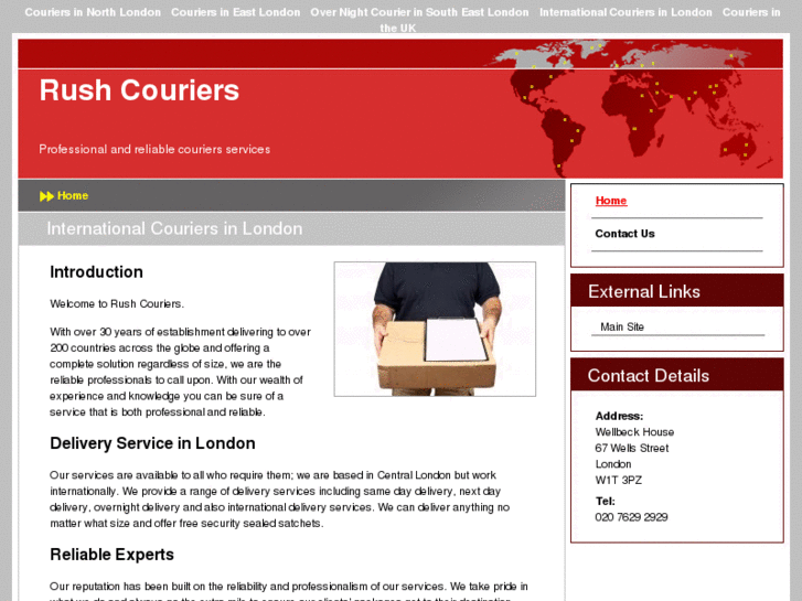 www.courierinlondon.com