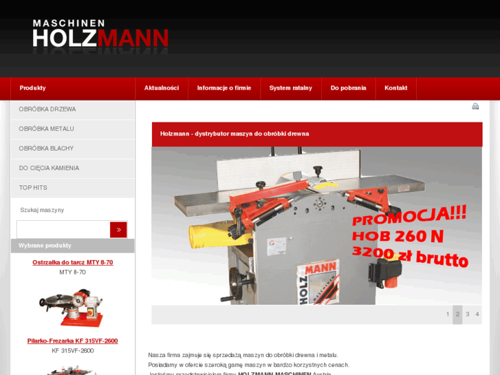 www.maszyny-holzmann.pl