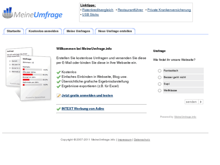 www.meineumfrage.info