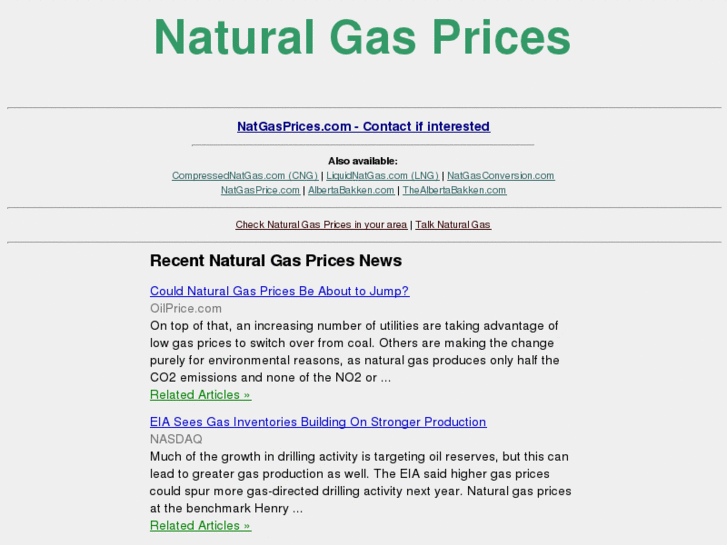 www.natgasprice.com