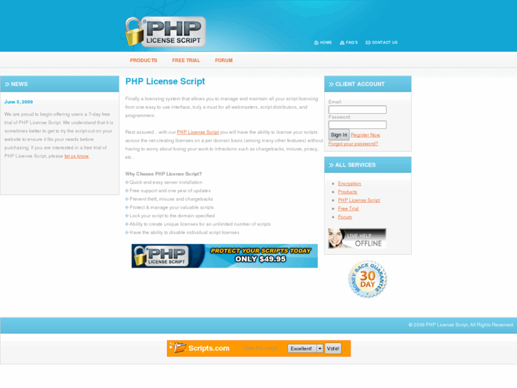 www.phplicensescript.com