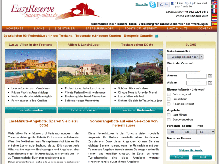 www.tuscany-villas.de