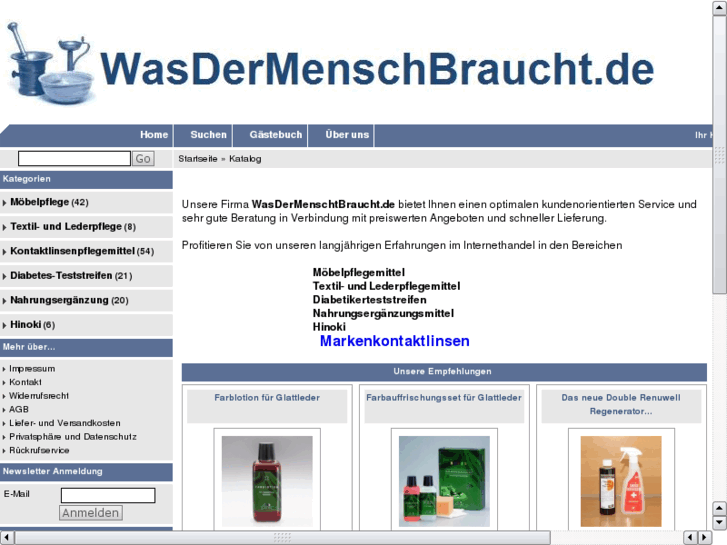 www.wasdermenschbraucht.de