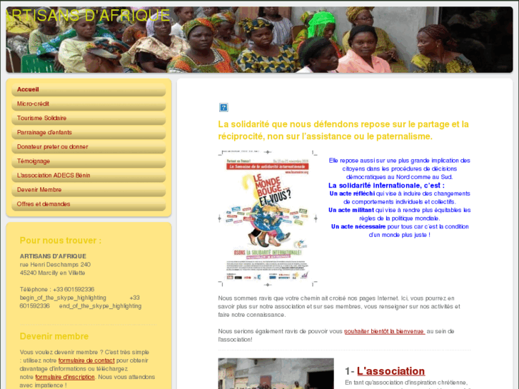 www.artisans-d-afrique.org
