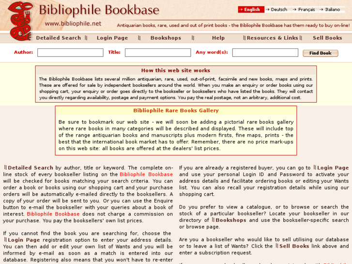 www.bibliophile-bookbase.net