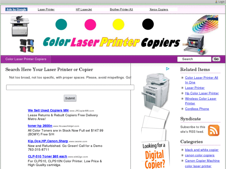 www.colorlaserprintercopiers.com