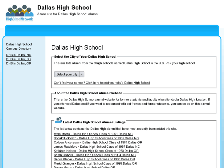 www.dallashighschool.net