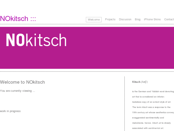 www.nokitsch.org