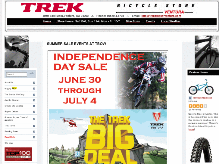 www.trekbikesofventura.com