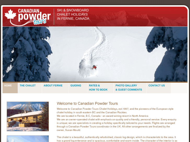 www.canadianpowdertours.com