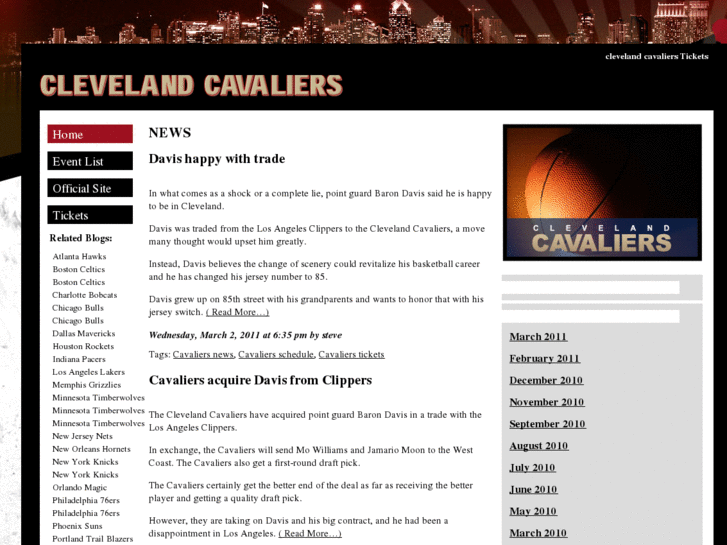 www.clevelandcavalierstickets.org