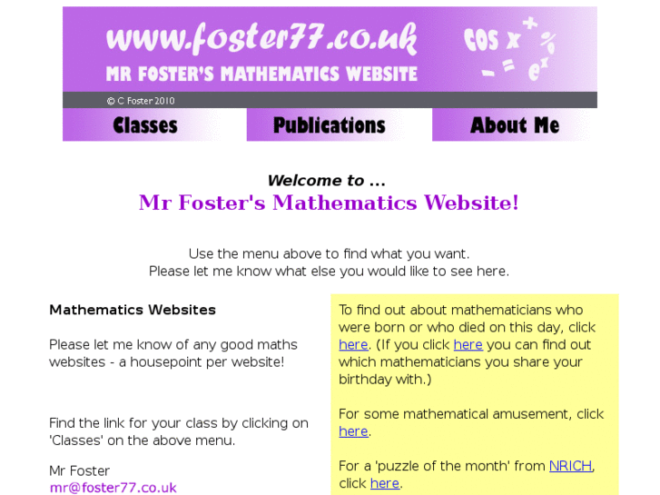 www.foster77.co.uk