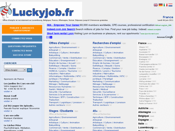 www.luckyjob.fr