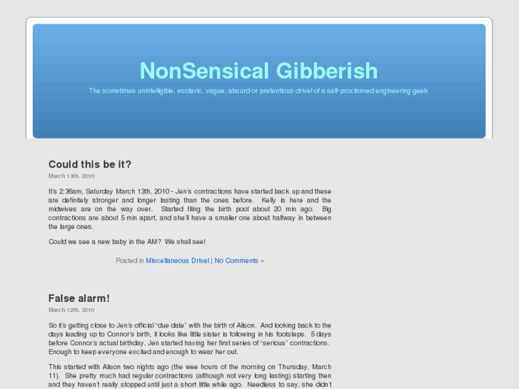 www.nonsensicalgibberish.com