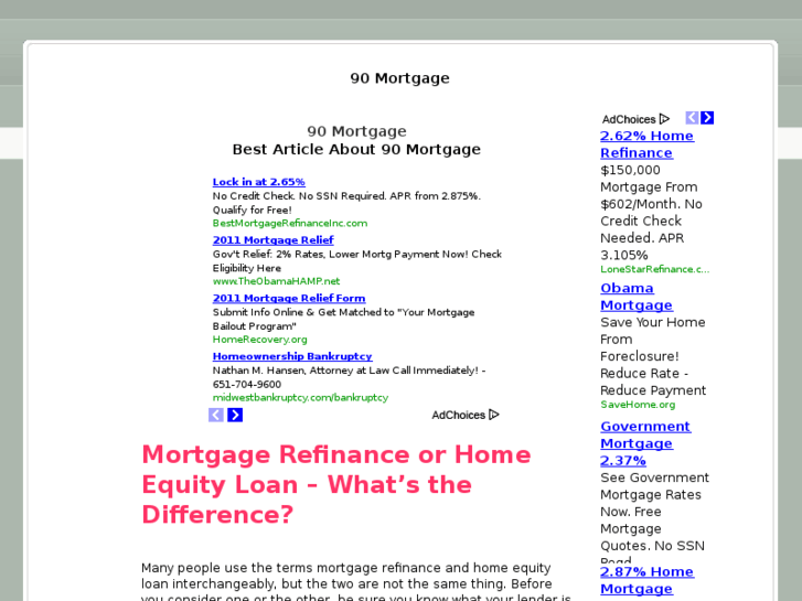 www.90mortgage.net