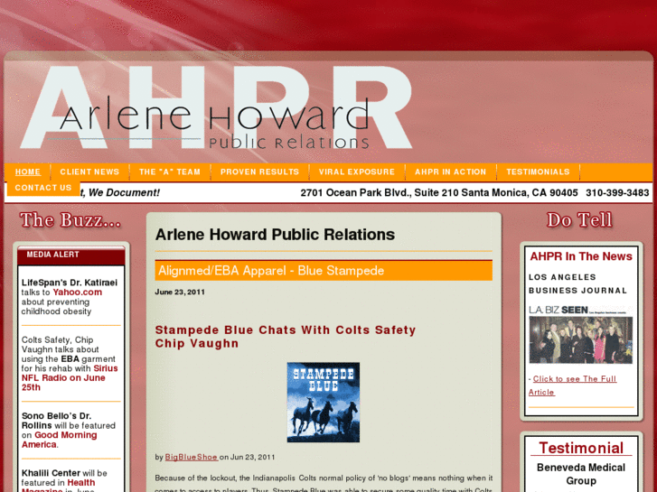 www.arlenehowardpr.com