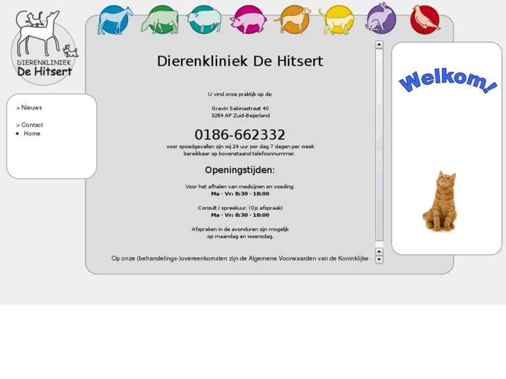 www.dierenkliniekdehitsert.nl