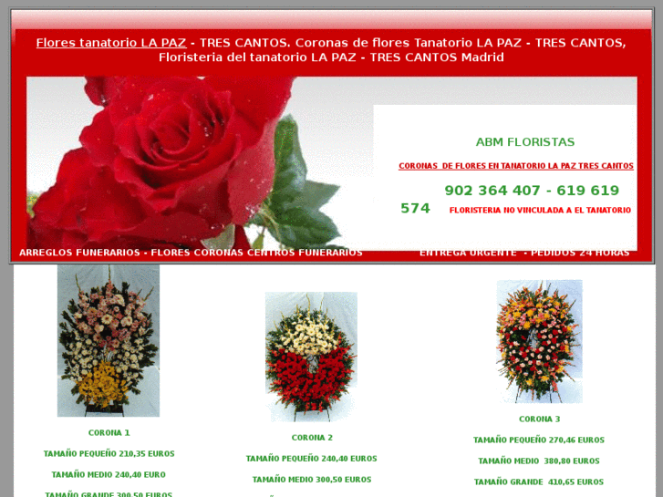 www.floristeriatanatoriolapaz.com.es