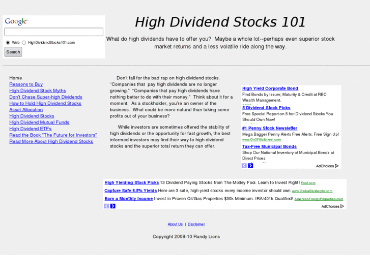 www.highdividendstocks101.com