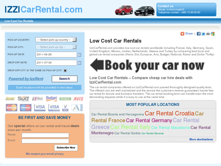 www.izzicarrental.com