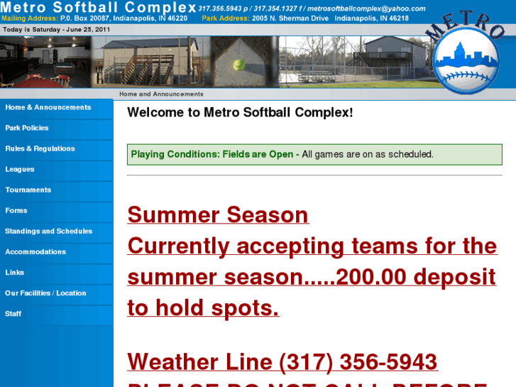 www.metrosoftballcomplex.com