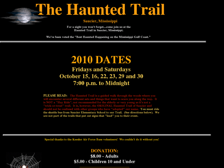 www.saucierhauntedtrail.com