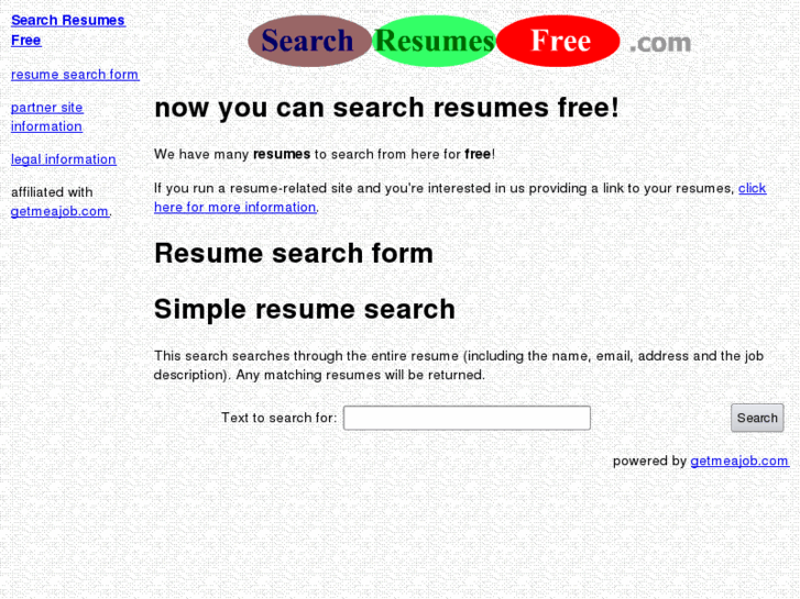 www.searchresumesfree.com