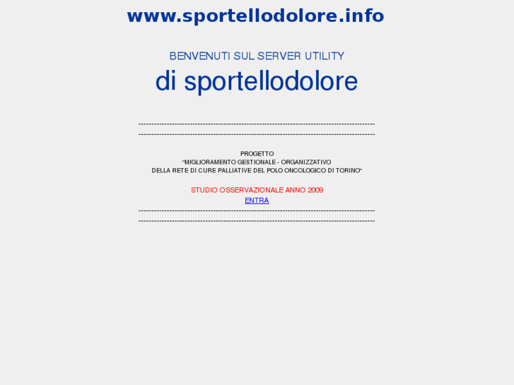 www.sportellodolore.info