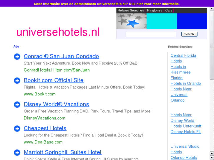 www.universehotels.nl