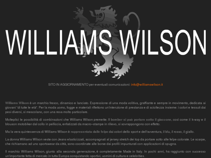 www.williamswilson.it