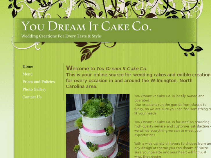 www.youdreamitcakeco.com